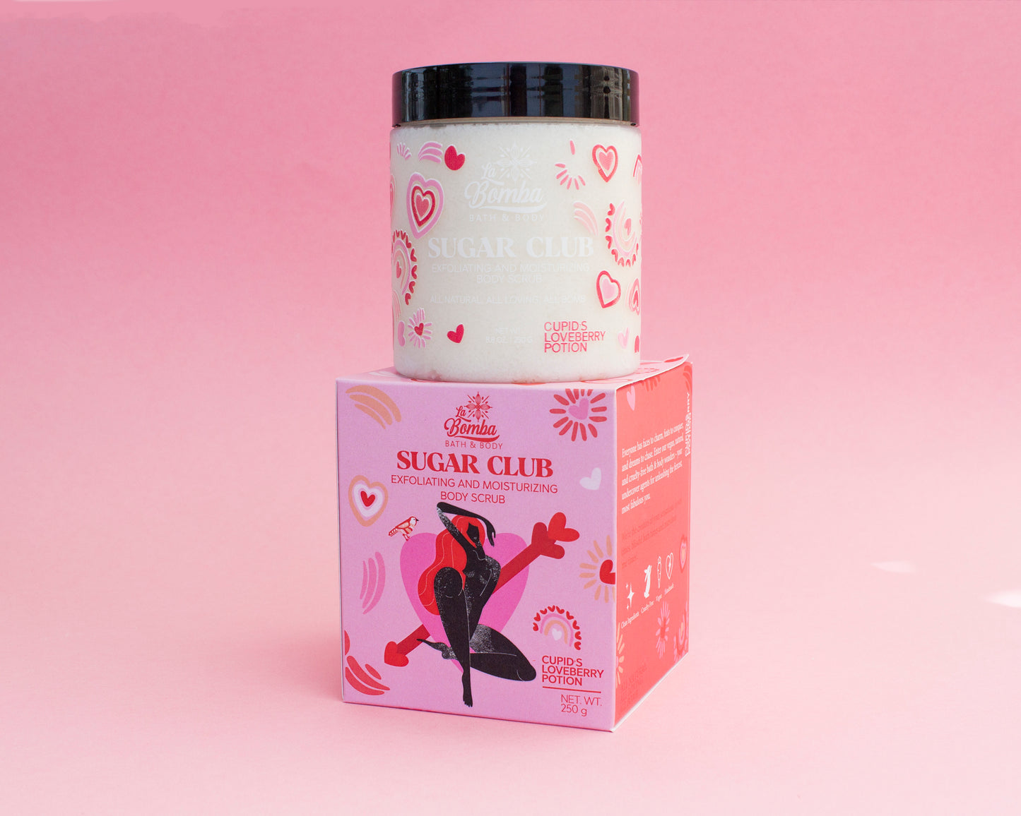 SUGAR CLUB Raspberry Body Scrub