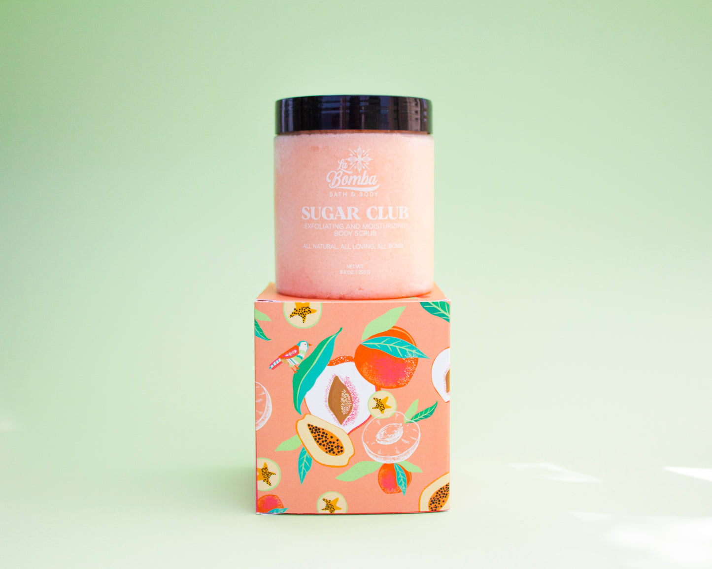 SUGAR CLUB Peach Papaya Body Scrub