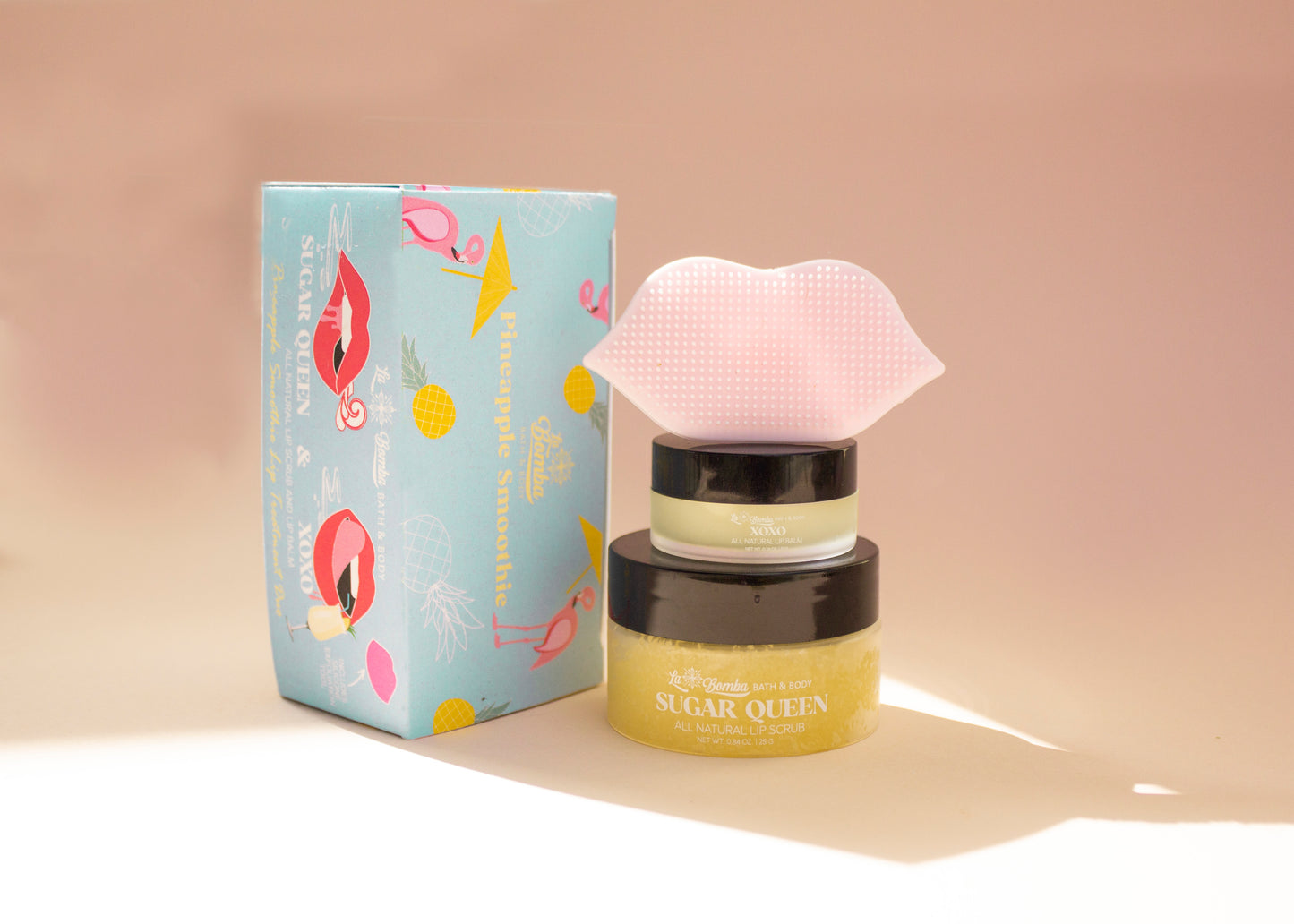 Pineapple Smoothie Lip Care Duo + Lip Scrubber