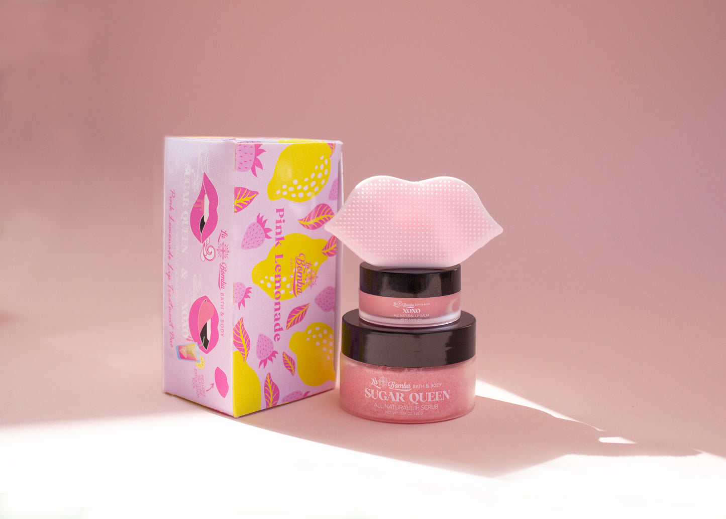 Pink Lemonade Lip Care Duo + Lip Scrubber