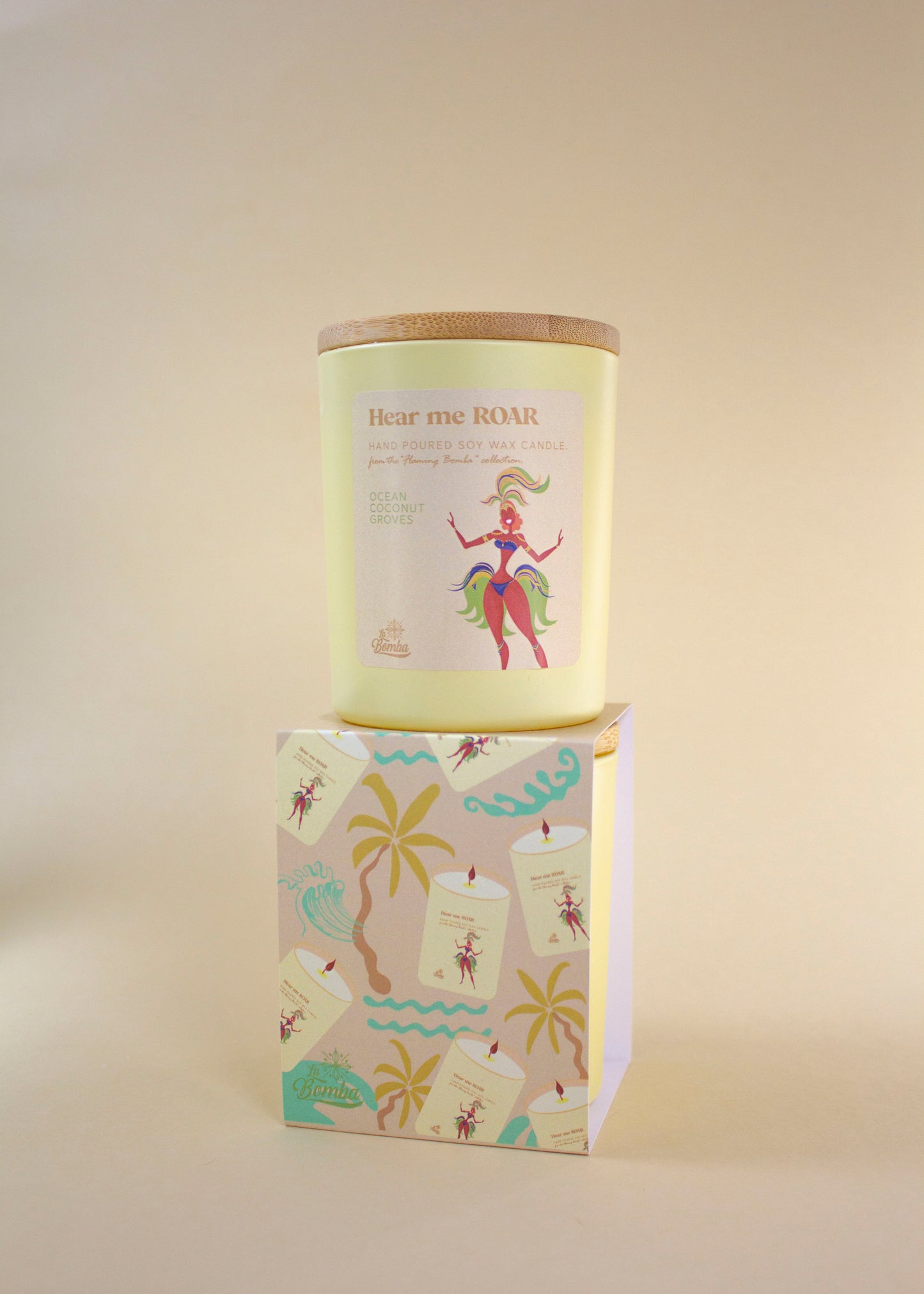 Hear Me ROAR (OCEAN COCONUT GROVES) Soy Wax Candle