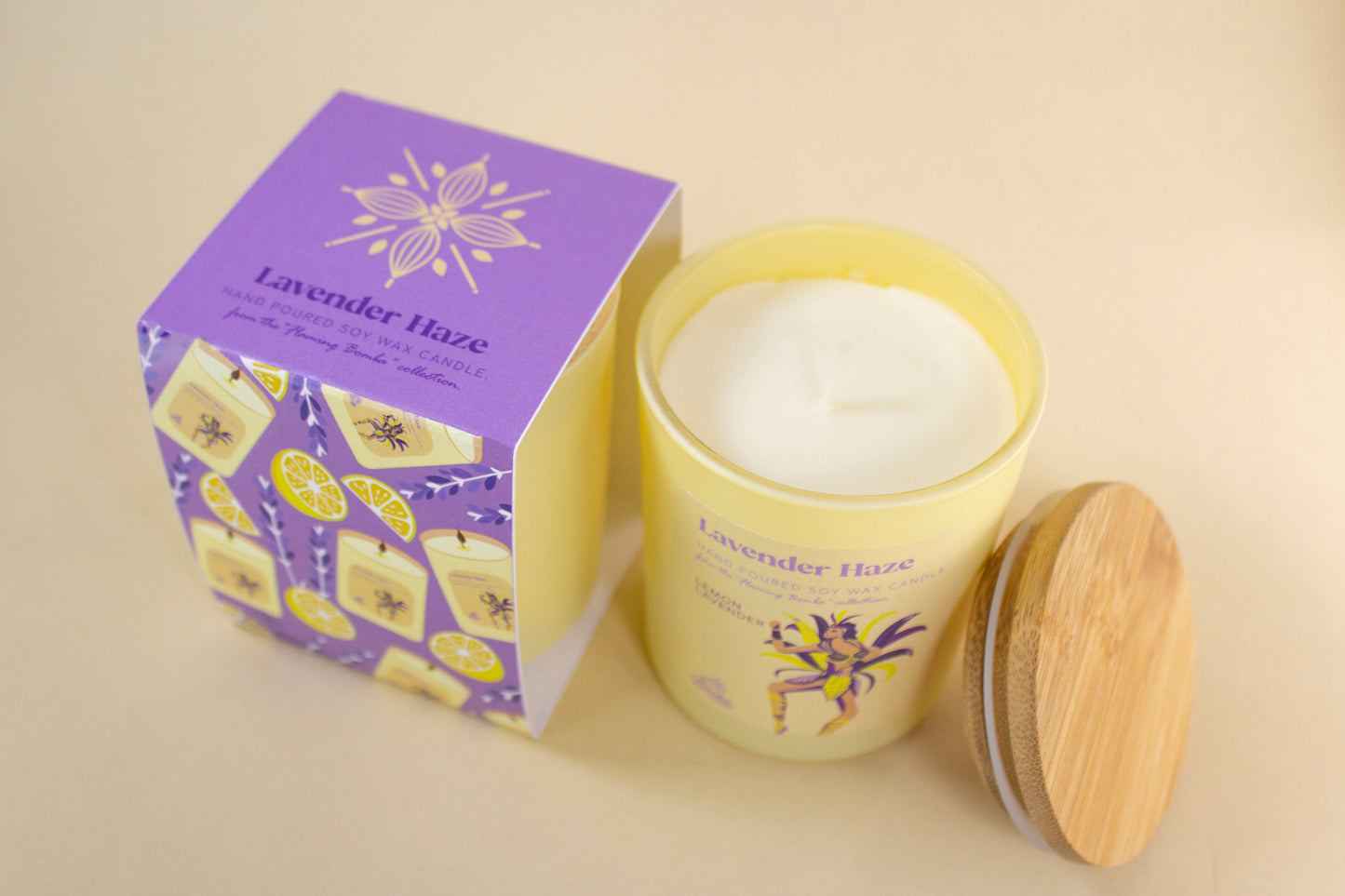 Lavender Haze (LAVENDER LEMON) Soy Wax Candle
