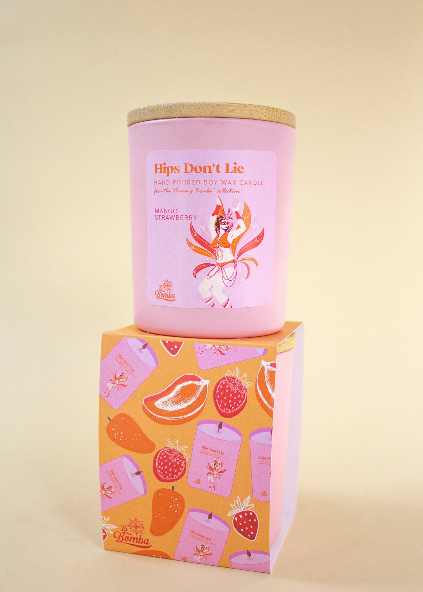 Hips Don't Lie (MANGO STRAWBERRY) Soy Wax Candle