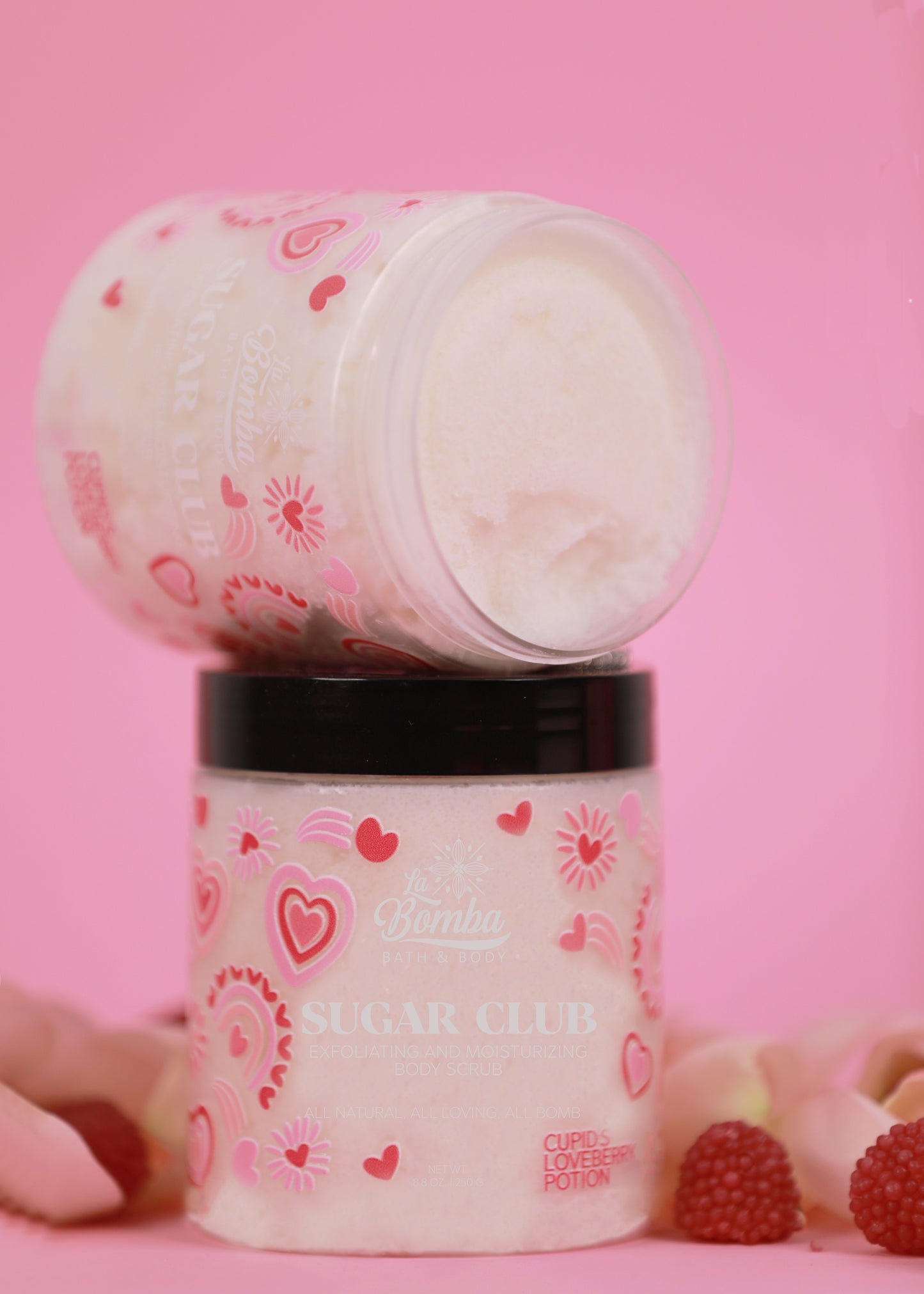 SUGAR CLUB Raspberry Body Scrub