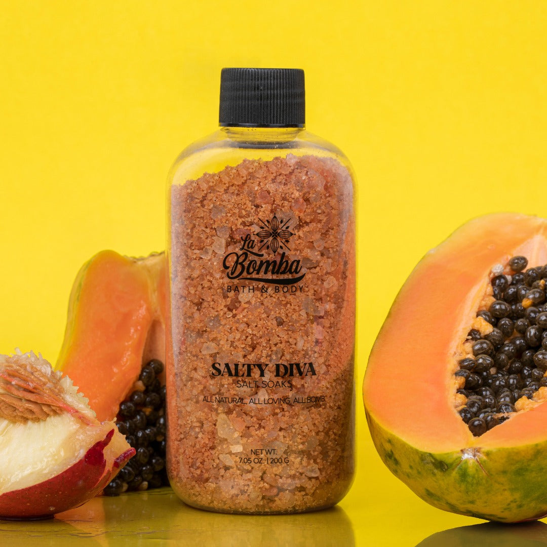 Salty Diva Peach Papaya Bath Salt