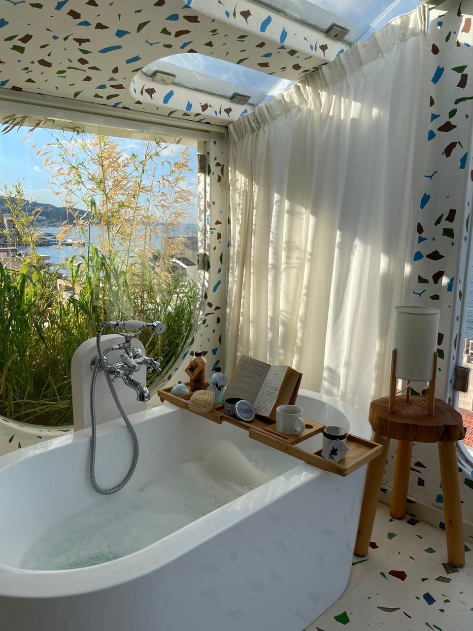 Bamboo Bath Rack